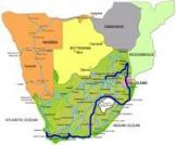 Unsere Route quer durch Südafrika